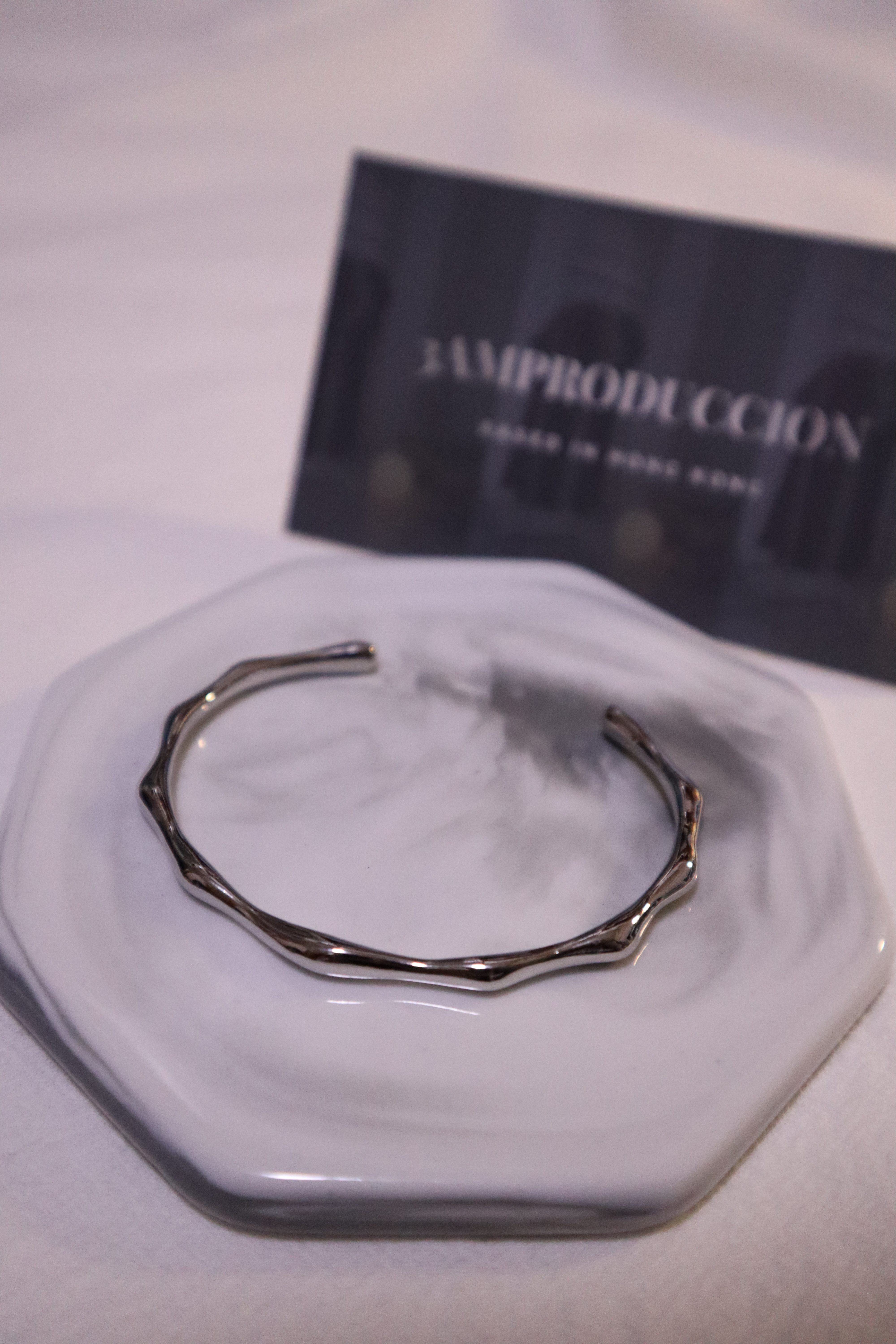 Enjoy Life Bangle (Silver)  (單買包平郵)
